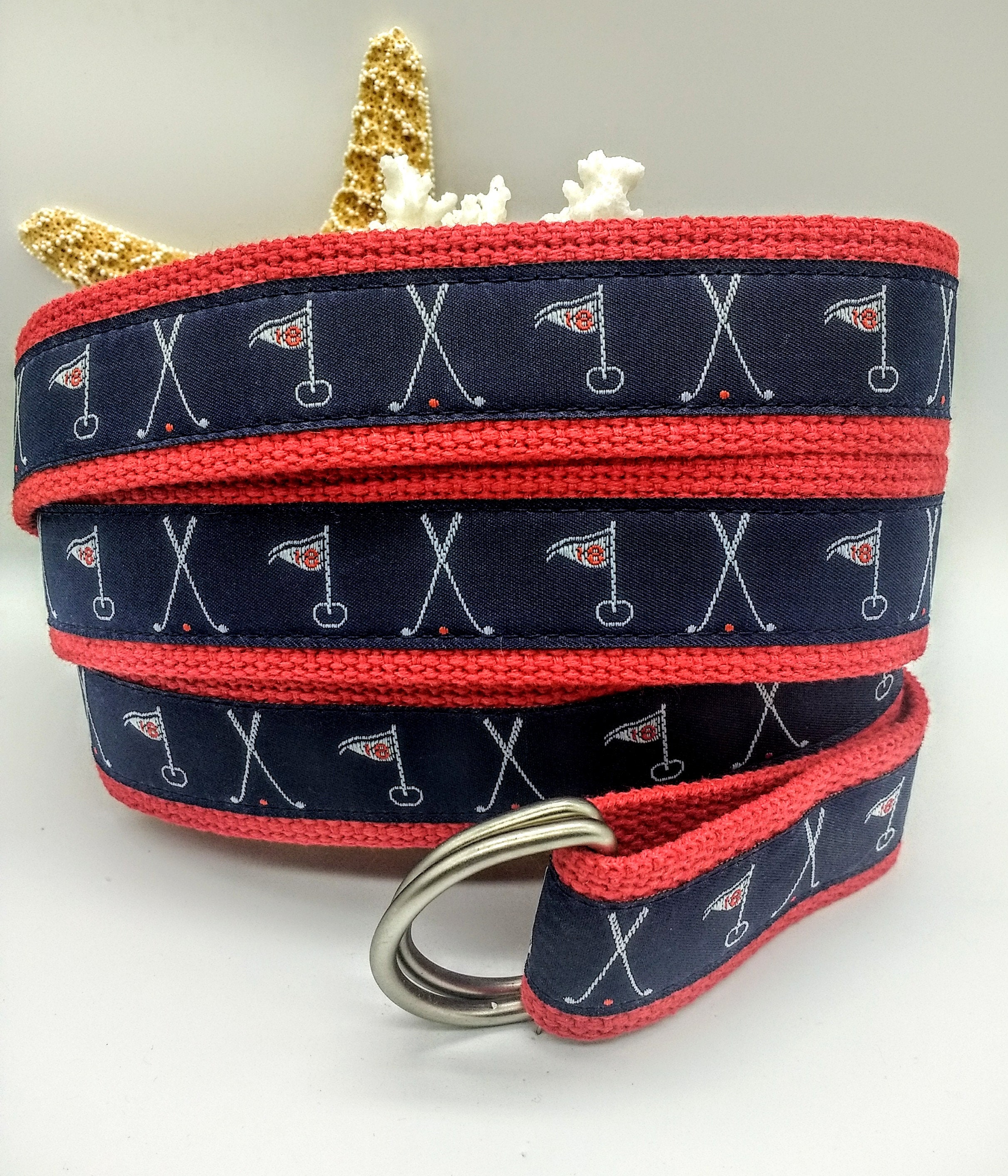 Golf Belt/ Men' Boy's/preppy/dring Golf Ribbon Belt Etsy Sweden