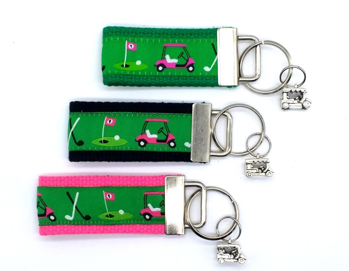 Golf Key Fob/3 Inch Golf Cart Key Fob/locker Golf Key Fob/golf Etsy