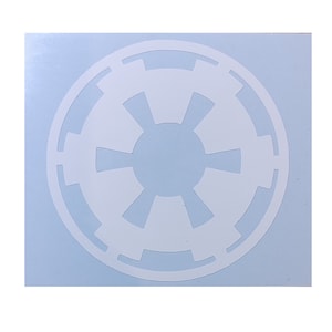 Imperial Emblems Imperial Cog Symbol Tie Pilot Gunner Sticker Star Wars Imperial Logo Sticker Car Decal Symbol