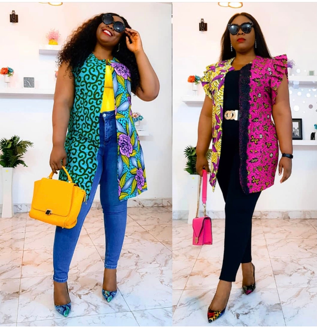 ankara kimono gown styles