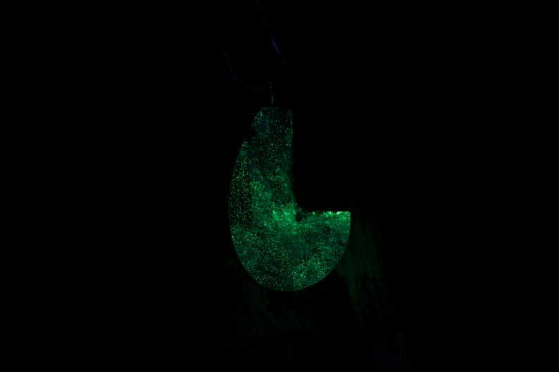 necklace jewelry handcrafted Wood and resin pendant