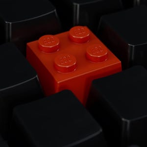 Capuchon de touche pour clavier mécanique de PC : bloc LEGO