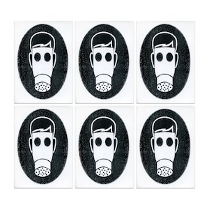 Gas Mask Postcard (Set of Six)