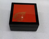 Hand Painted Lacquer Box Jewelry Box Vietnamese Silver Coated Gift Box Trinket Box KeepSake Box Art Box 7