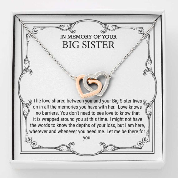 Custom Star Map Necklace Sorry for Your Loss Condolence Gift Photo Pendant Sister Memorial Gift Loss of Sister Sympathy Gift