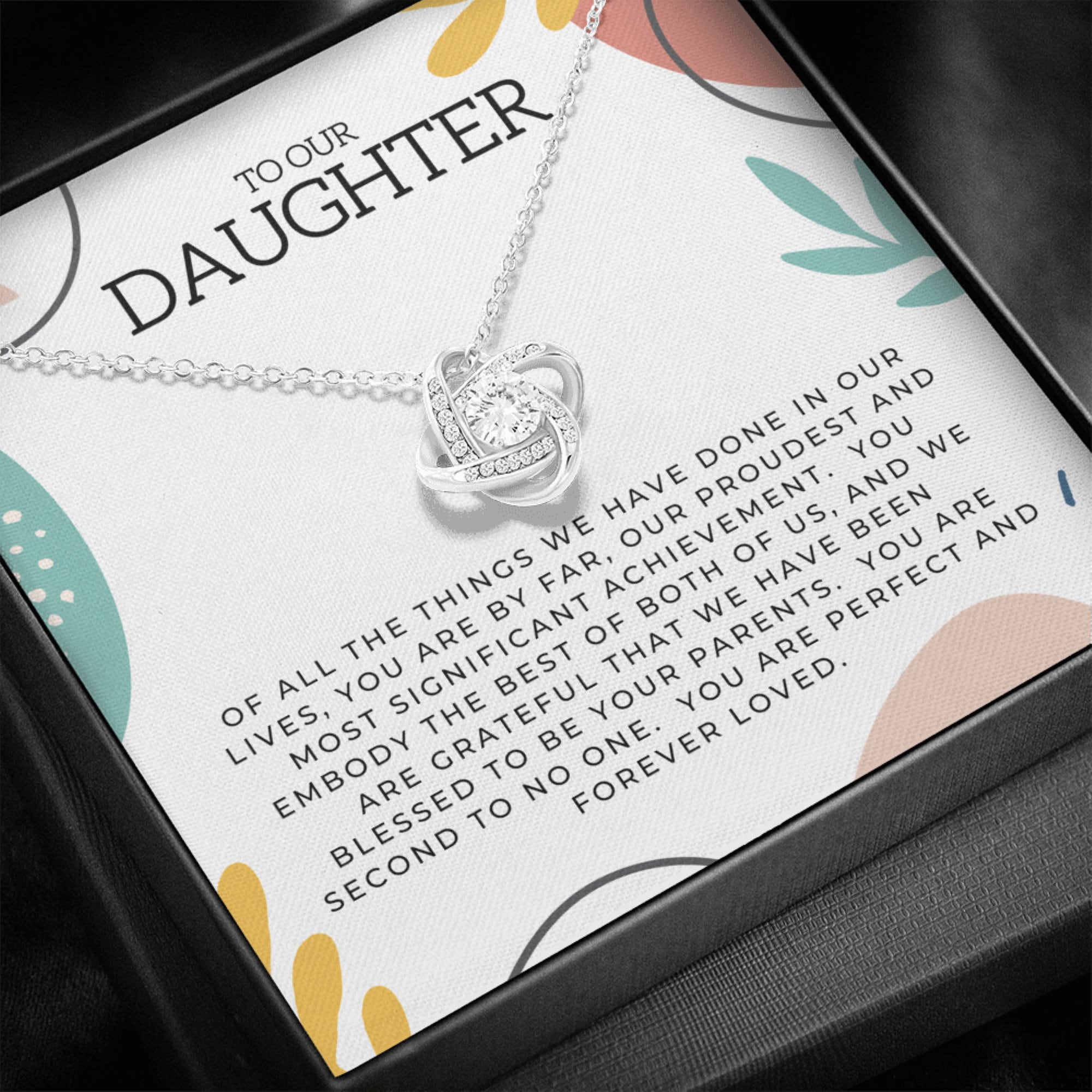 Daughter gift Gift For Daughter Daughter Necklace Etsy