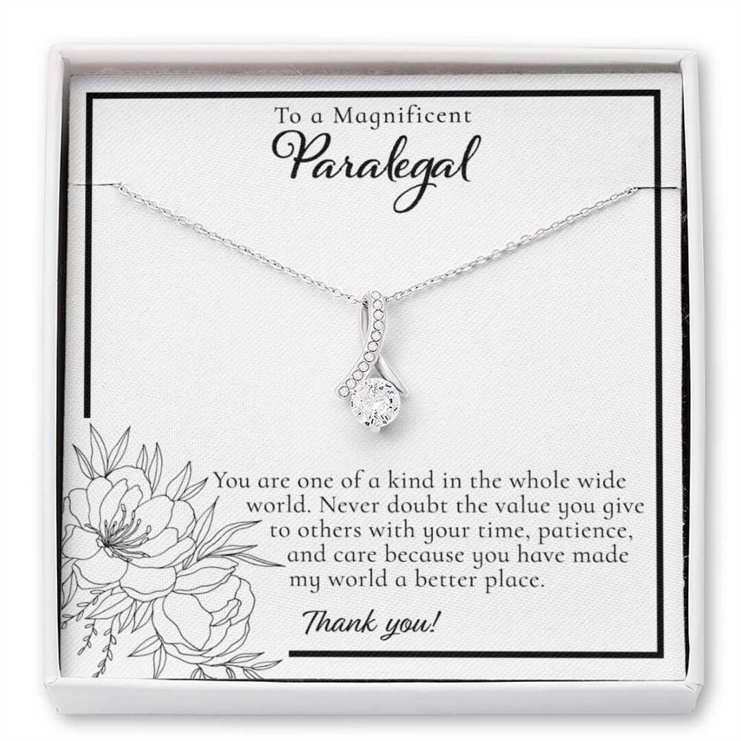 Paralegal Appreciation Gift Thank You Gift for a Paralegal Etsy