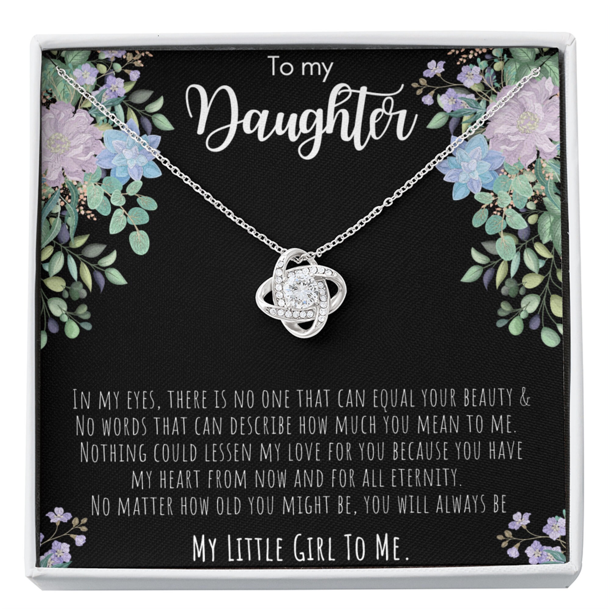 Gift For Daughter From Dad Daughter Father Necklace | Etsy