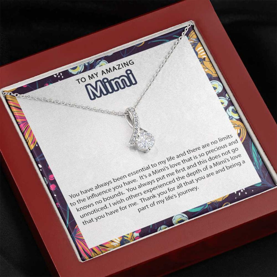 To My Amazing Mimi Necklace for Mimi Mimi Birthday Gift - Etsy