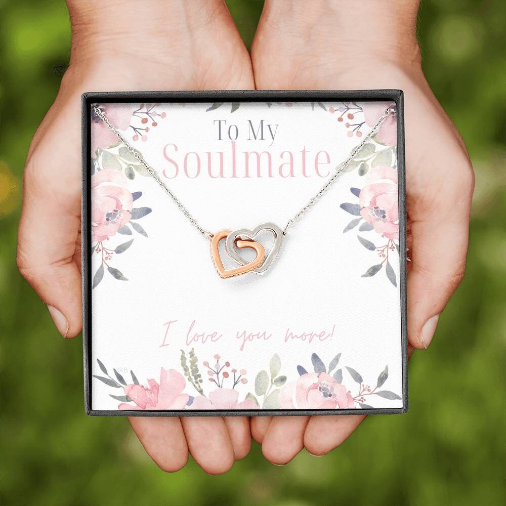 To My Soulmate Necklace Soulmate Necklace for Her To My Etsy