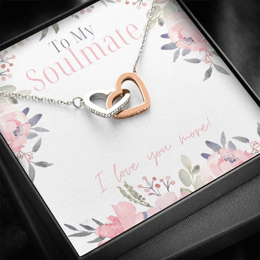 To My Soulmate Necklace Soulmate Necklace for Her To My Etsy