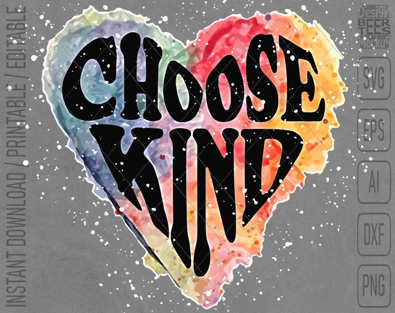 Free Free Heart Be Kind Svg 719 SVG PNG EPS DXF File