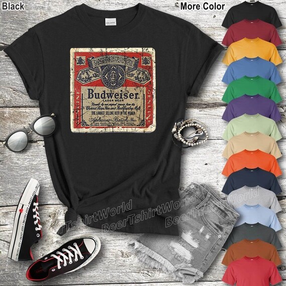 Budweiser Beer T Shirt Beer Shirt For Women Custom Designed Etsy