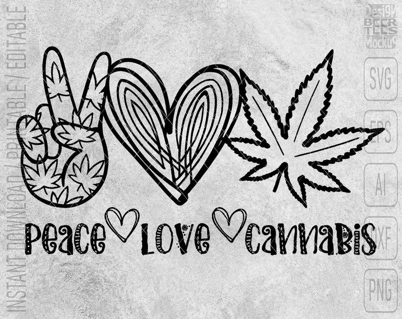 Free Free 196 Love Weed Svg SVG PNG EPS DXF File