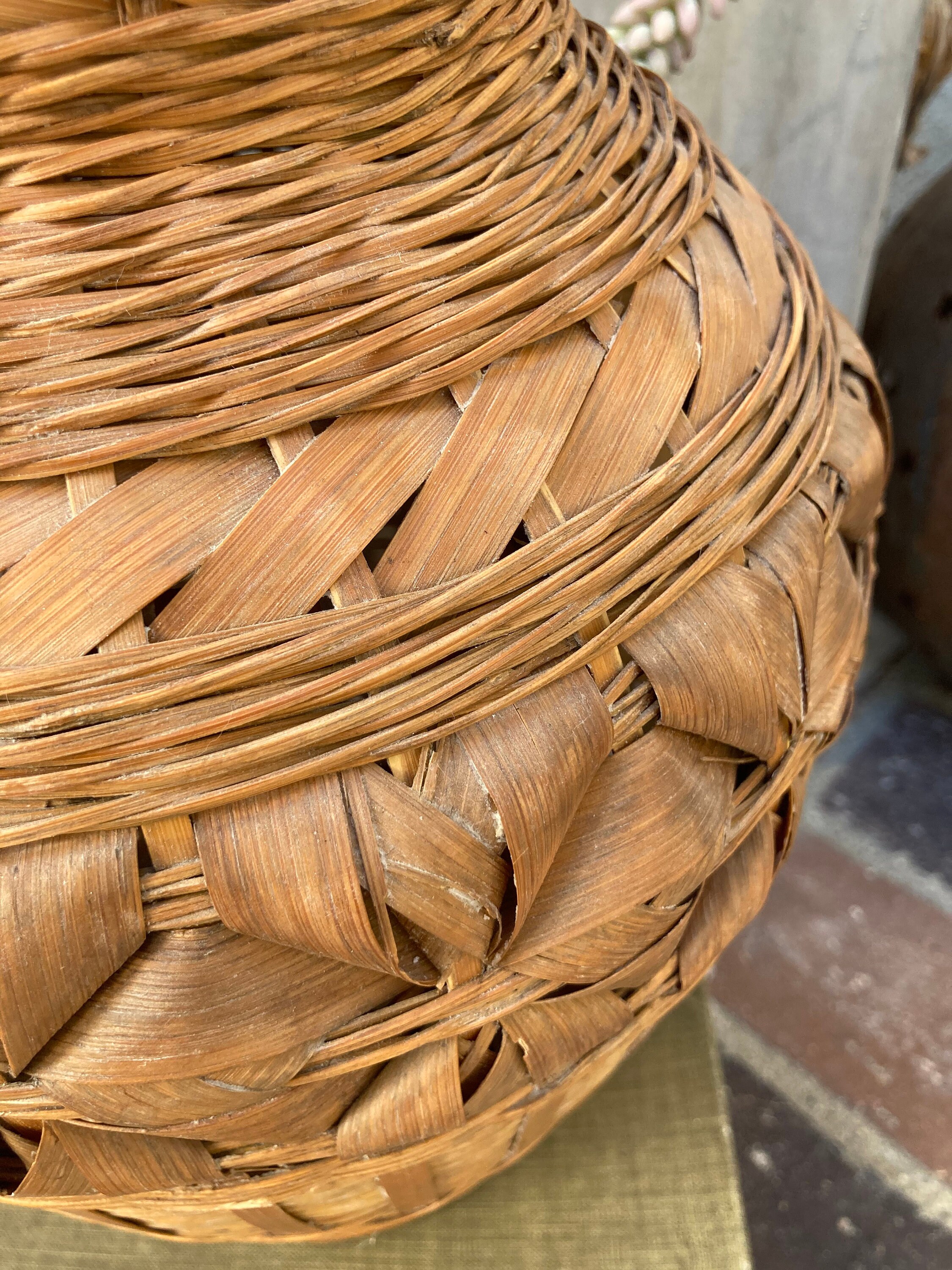 Woven Basket/vase Etsy