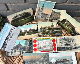 Vintage East Coast Post Cards Set of 12