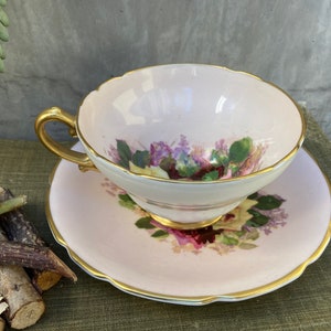 Stanley Three Roses Tea Cup and Saucer