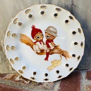 Cute Winter Bird Plate