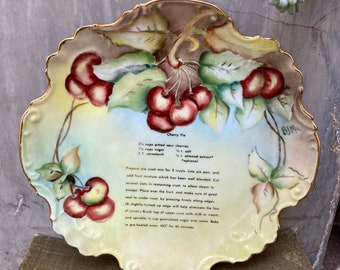 Vintage Cherry Pie Plate