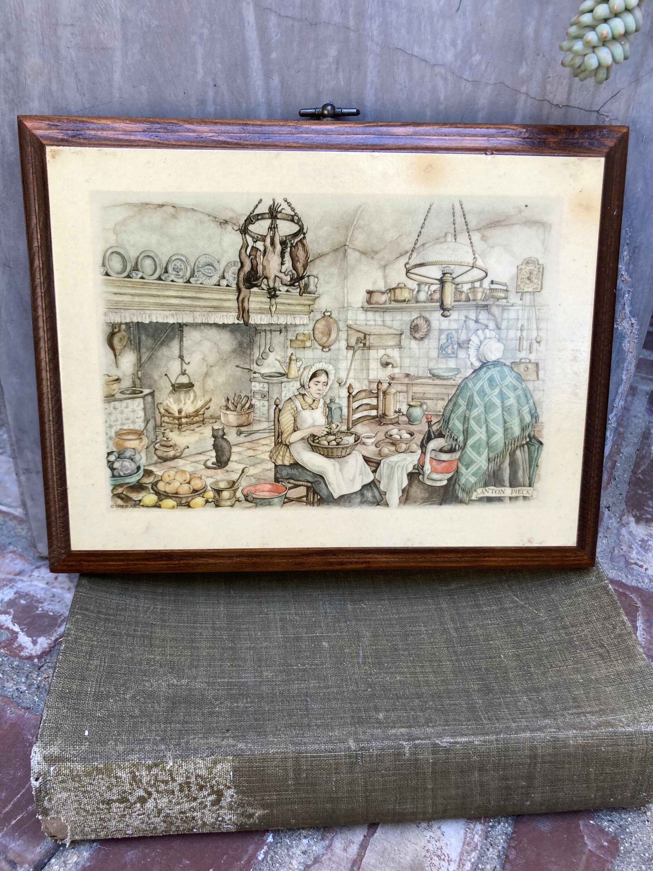 Anton Pieck Art on Wood - Etsy