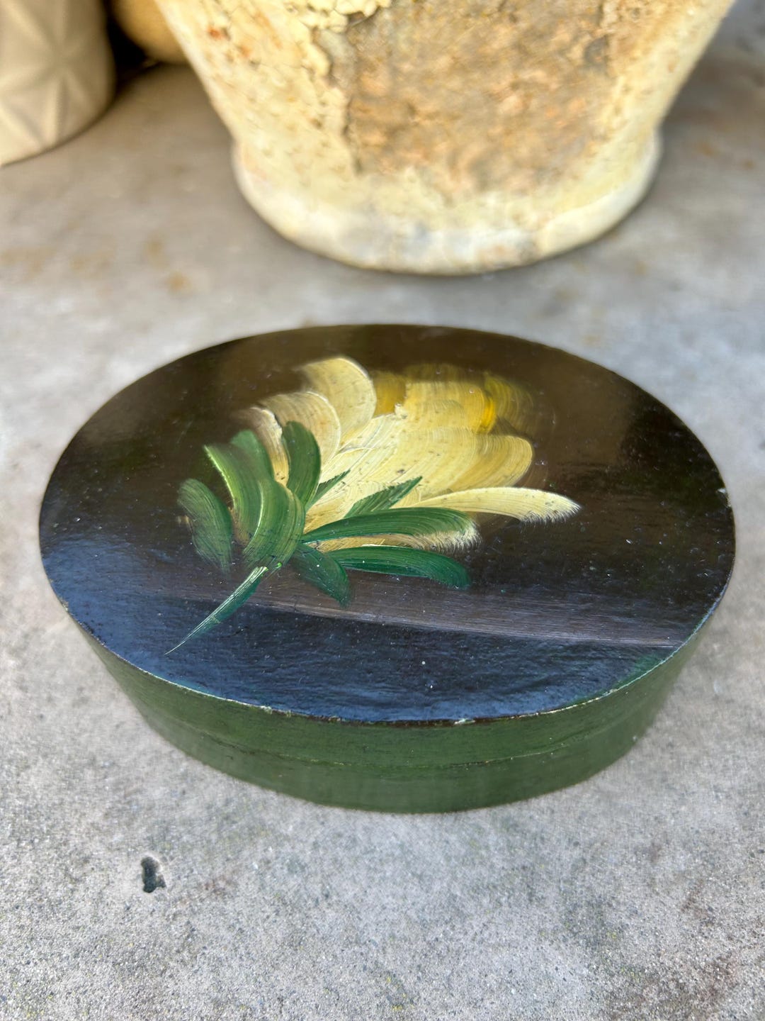 Pretty Little Hand Painted Vintage Floral Box - Etsy