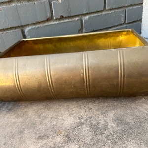 MCM Solid Brass Planter