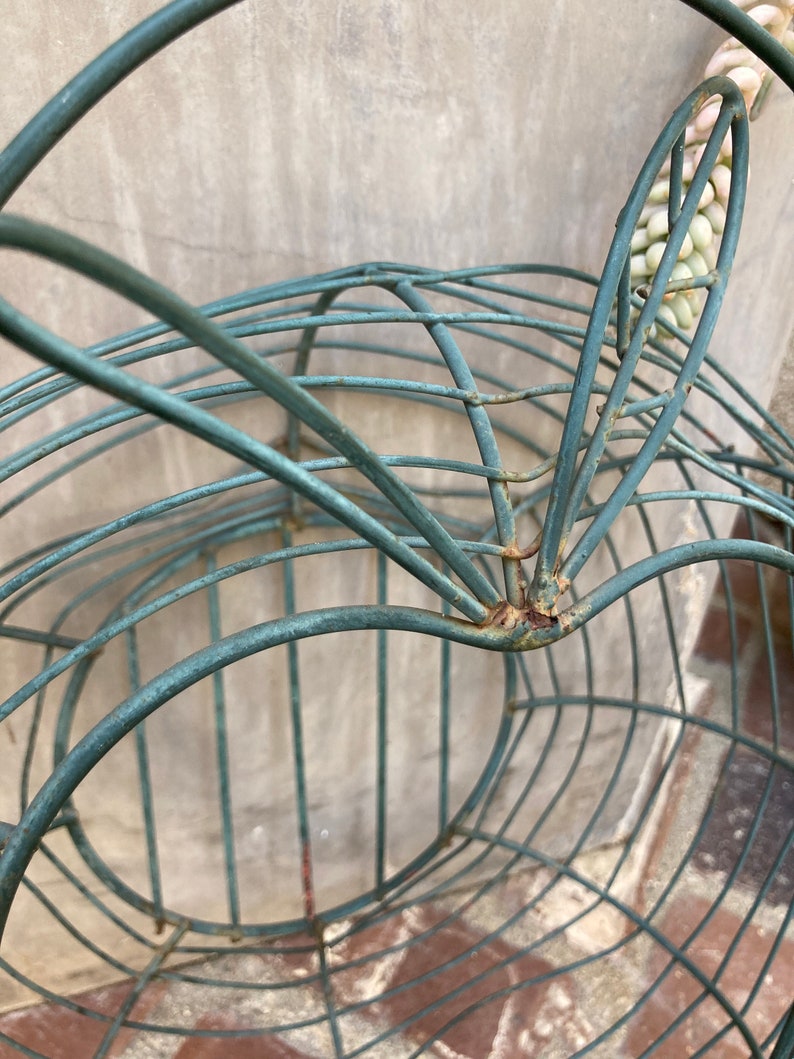 Metal Wire Egg Basket Etsy