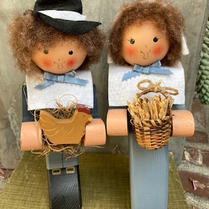 Pilgrim Wood Dolls