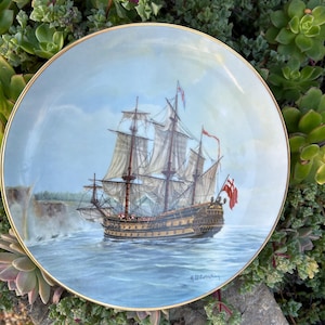 Nautical Ship Collectable Plate Limited Edition