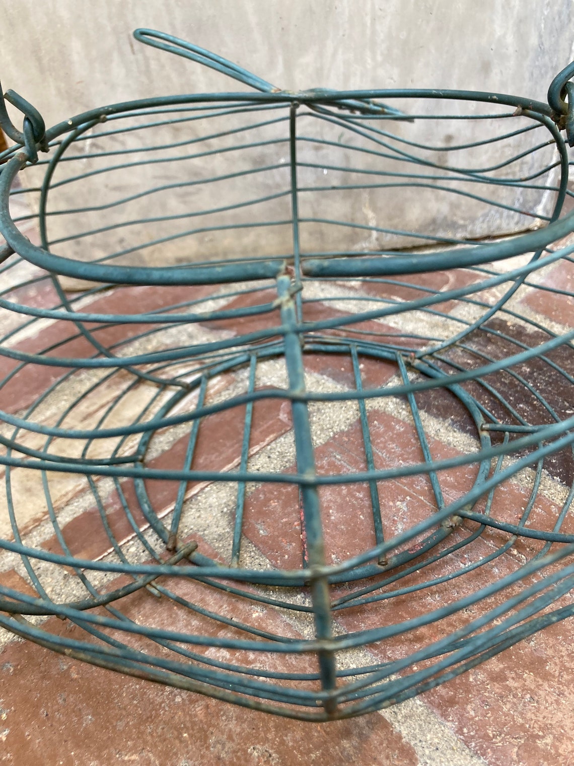 Metal Wire Egg Basket Etsy