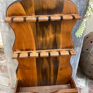 12 Spoon Wood Display Rack