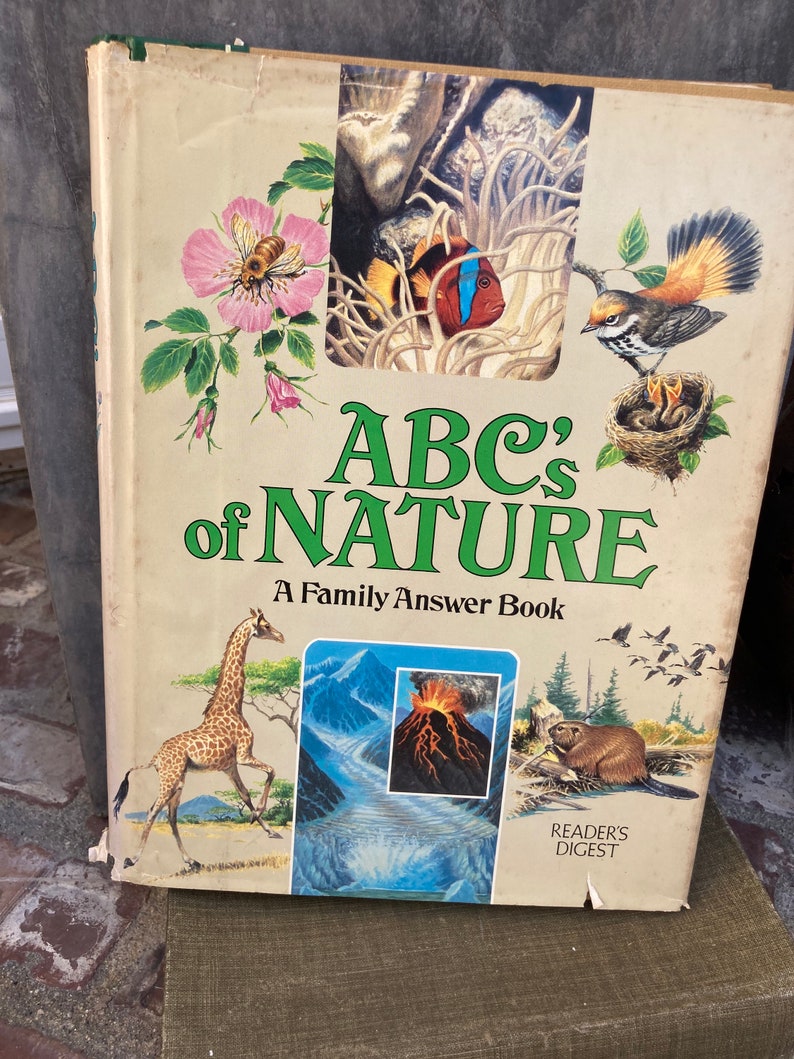 Cherished 1984 Hardcover: Abc's of Nature Book for Collectors - Etsy