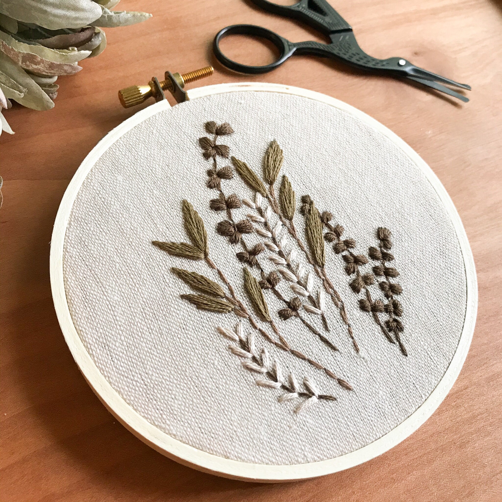 Wild grasses beginner embroidery nwcvq instant download  etsy Wild grasses beginner embroidery nwcvq instant download  etsy