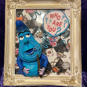 Handmade Alice In Wonderland Inspired Catterpillar Absolem 3D Picture