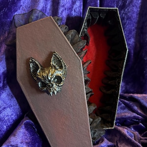 Gothic Coffin Trinket box