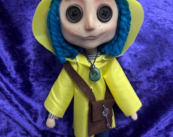 Coraline art doll figurine