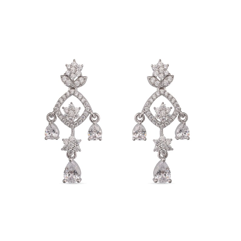 Tarinika Sparkling Nakshatra CZ Necklace set for Women and Girl