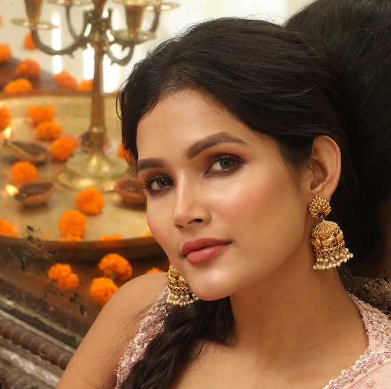 Shop Indian Gold Earrings, 22k Gold Earrings for Women