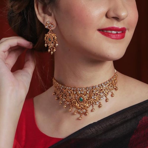 Indian Jewelry Choker Set 
