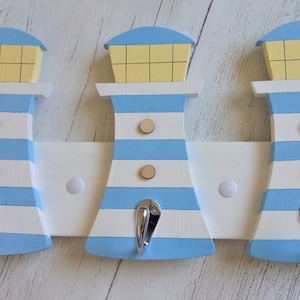 Light House coat / towel / robe hooks   Rack of 3