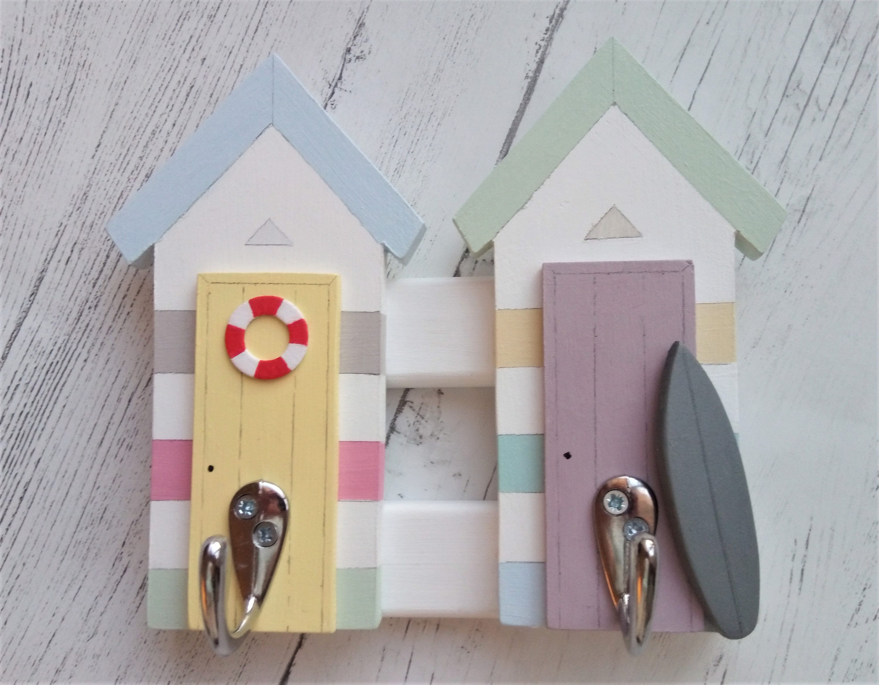 Beach hut coat hooks deals