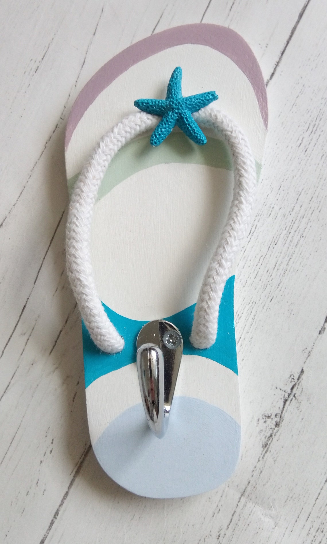 Retro Style Flip Flop Star Fish coat hook Etsy