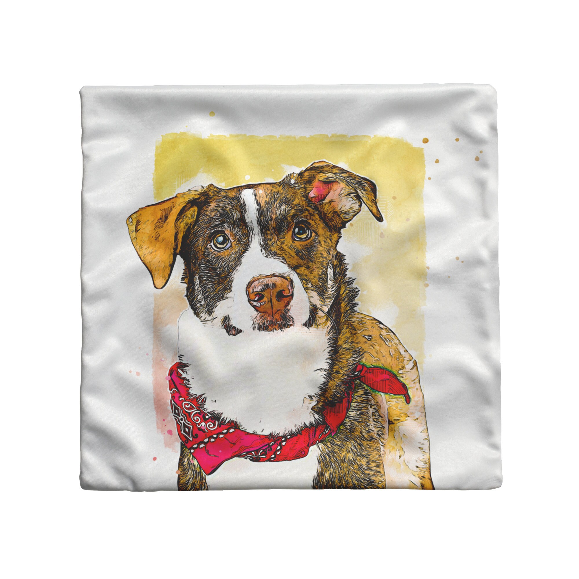 Custom Pet Portrait Pillow From Photo Dog Pillow Etsy UK
