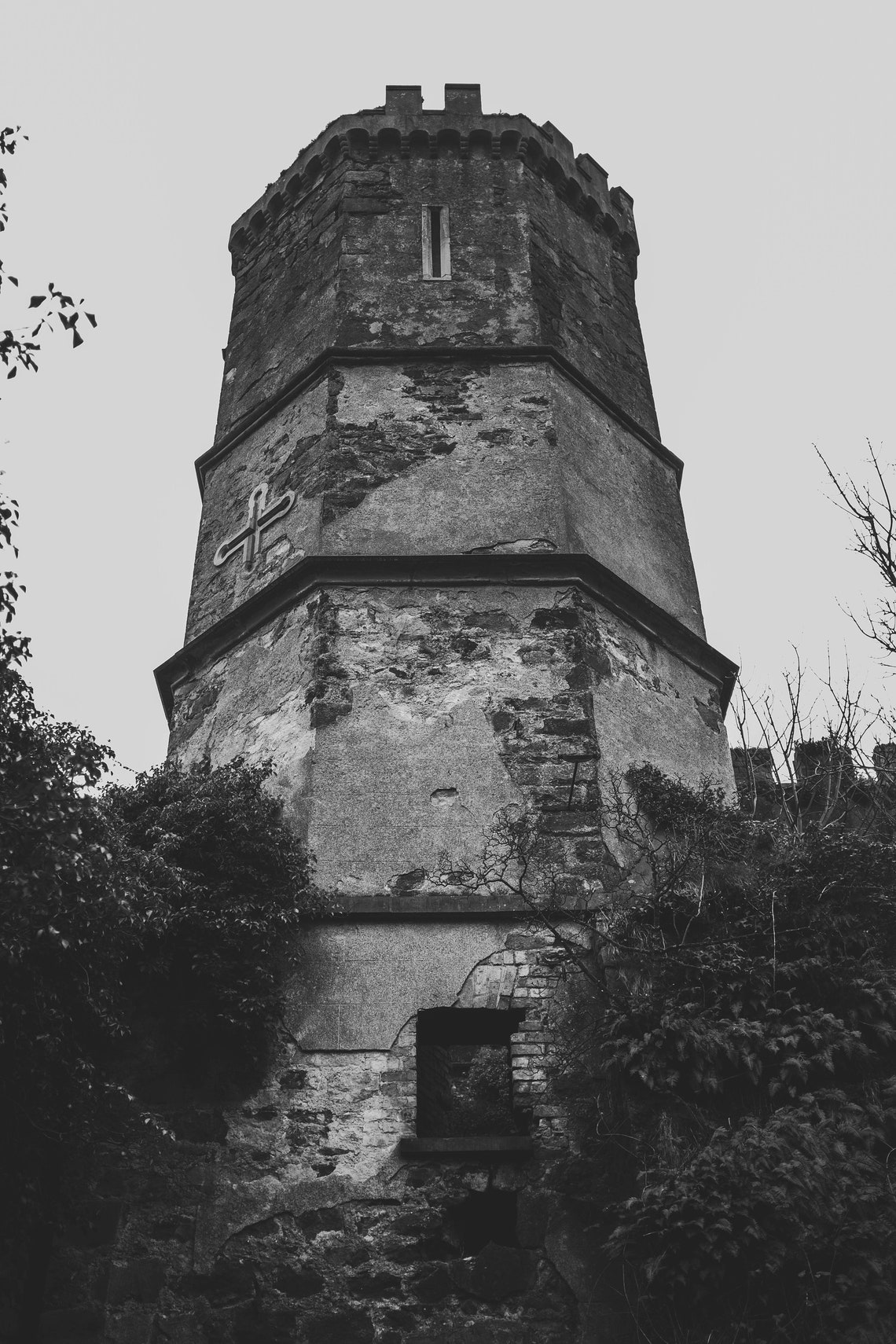 A Moody Castle Turret at Kilwaughter Northern ireland | Etsy