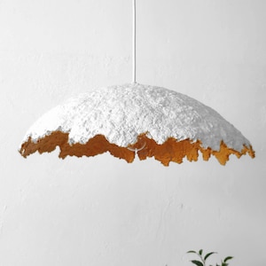 Papieren lampenkap | Moderne hanglampen | Lampenkap Plafond | Papier-maché | Plafondlampkap | Loftlamp | Lampadario