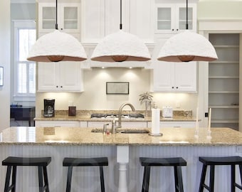 Small Kitchen Lamp White | Small Kitchen Island Light | Paper Mache Wall Art White | Modern Kitchen Lighting On Island |white Paper Lighting