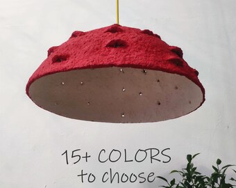 Red Paper Lamp Bedside Light Cute Night Light Plug In Wall Sconce Modern Pendant Light Rustic Light Fixture Rustic Lamp Pendant Lights