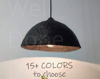 Goth Home Decor | Chandelier Gothique | Modern Lamp Shade Paper | Pendant Light Modern Black Industrial Lighting Living Room