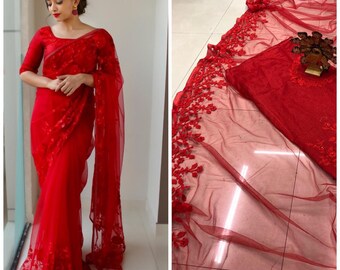 party net saree