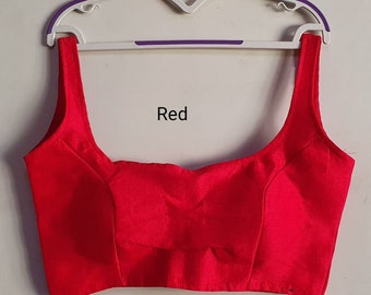 red party blouse